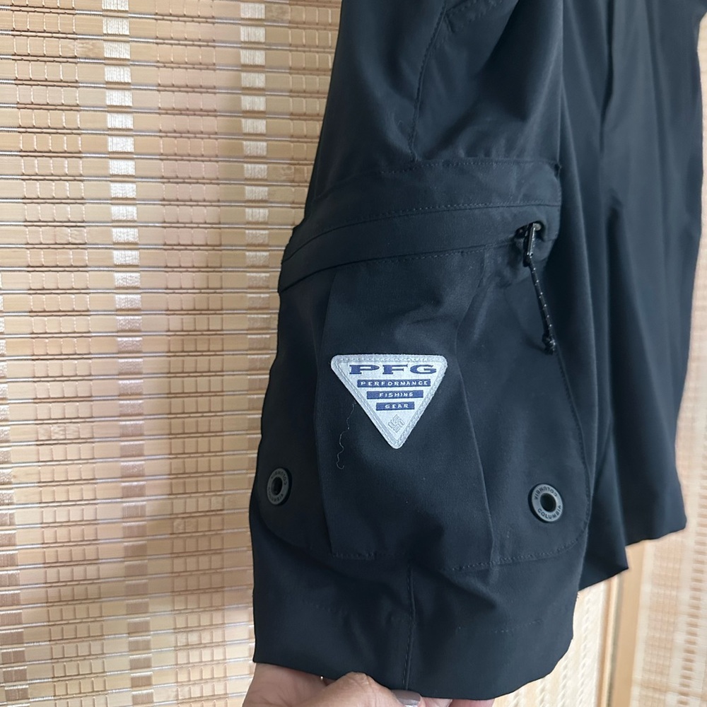 Columbia PFG Omni Shield Cargo Fishing Shorts Men’s 42 Black - Picture 4 of 10